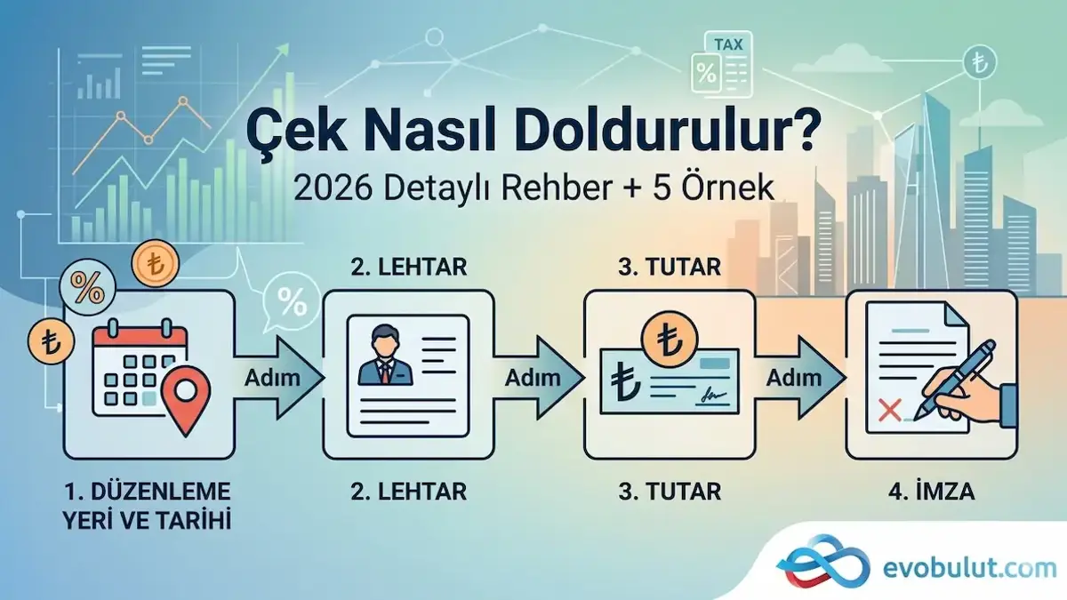 Çek Nasıl Doldurulur? 2026 Detaylı Rehber + 5 Örnek