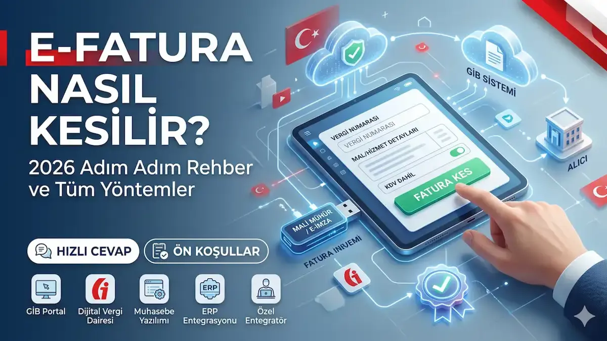 E-Fatura Nasıl Kesilir? 2026 Adım Adım Rehber ve Tüm Yöntemler