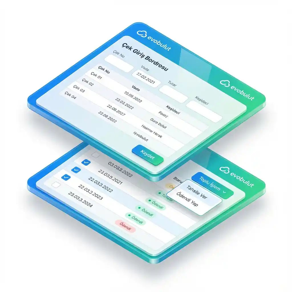 Toplu Çek İşlemleri