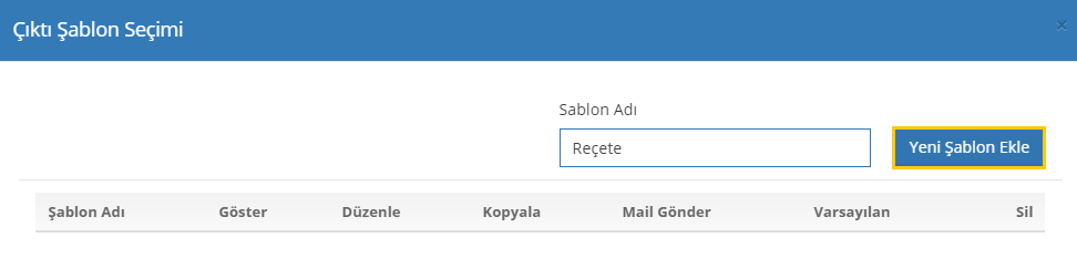 Hasta Takip Reçete Girişi Nasıl Yapılır